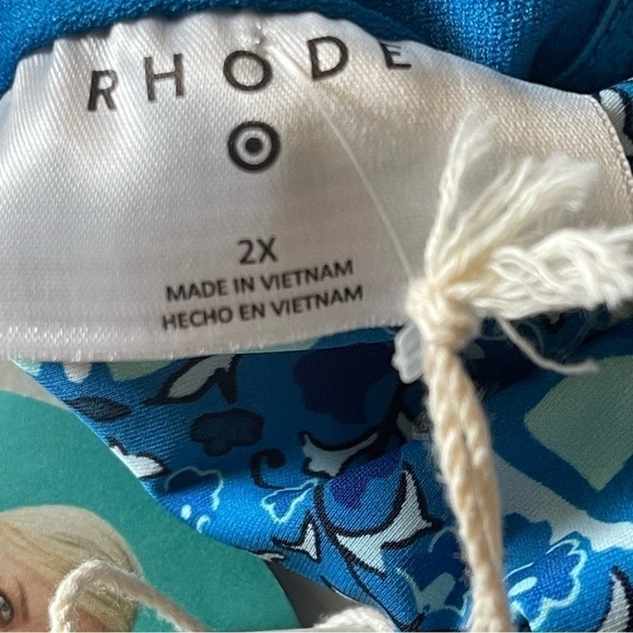 NWT Rhode for Target Zinnia Floral Print Medium Coverage One Piece Swimsuit 2X - Picture 16 of 16